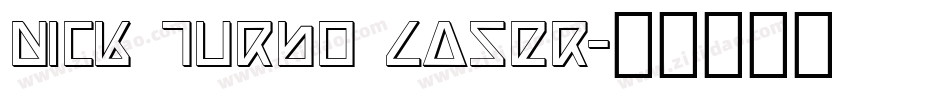 Nick Turbo Laser字体转换
